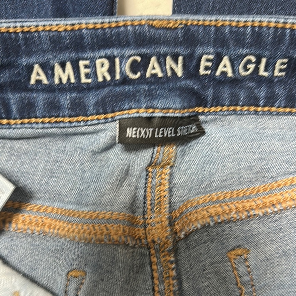 American Eagle Outfitters Dark Blue Skinny Jeans - Picture 5 of 5